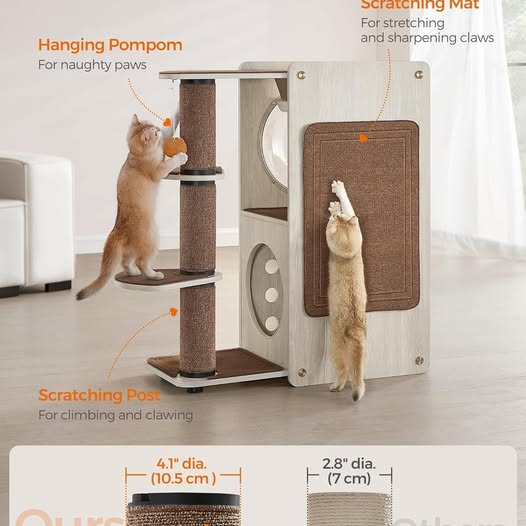 4 FEANDREA 39.4'' CAT TREES