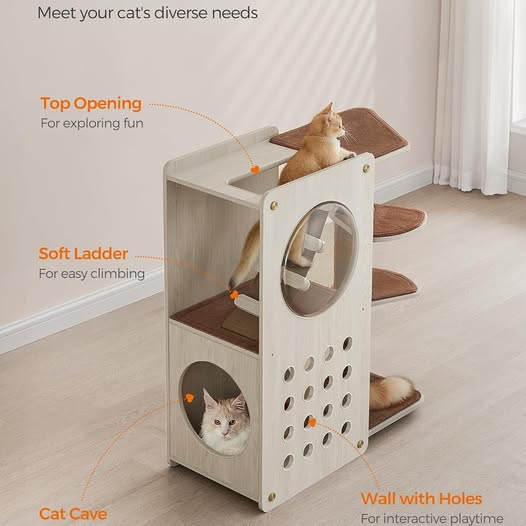 4 FEANDREA 39.4'' CAT TREES