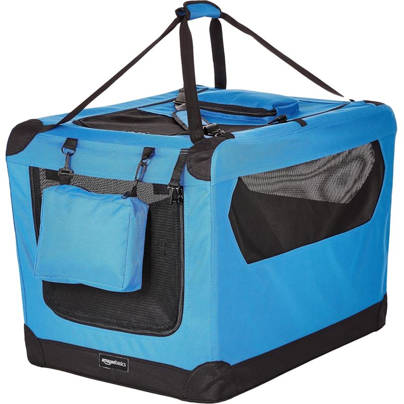 Folding Portable Soft Pet Dog Crate Carrier Kennel - 76.2cm x 53.3cm x 53.3cm