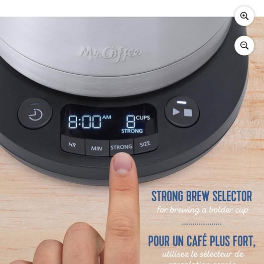 Mr. Coffee Pod + 10-Cup Thermal Coffee Maker, Space-Saving and Programmable, Stainless Steel/Black