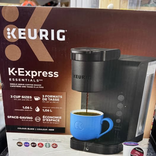 Keurig K-Express Essentials Single Serve Coffee Maker, Perfect for any occasion