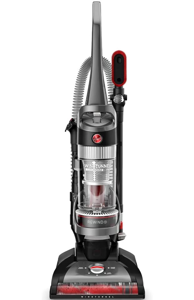 Hoover WindTunnel Cord Rewind Pro Bagless Vacuum Cleaner, Corded Upright Vacuum Cleaner