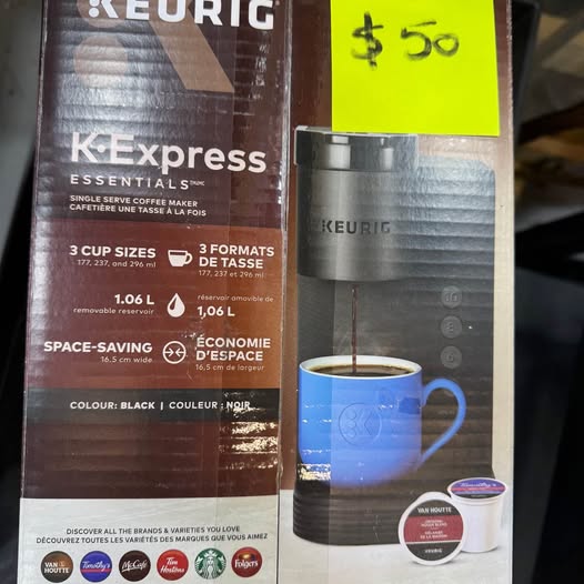 Keurig K-Express Essentials Single Serve Coffee Maker, Perfect for any occasion