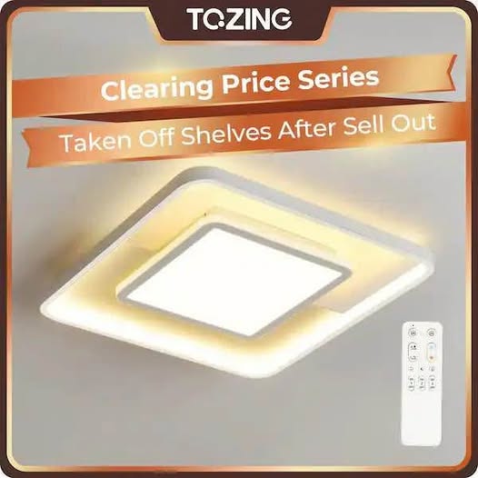 15.8 in. Indoor Modern White Square Frame Dimmable Integrated LED Flush Mount Smart Ceiling Light with remote