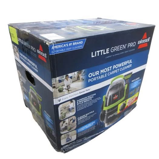 BISSELL Little Green Pro Portable Vacuum Carpet Cleaner, 2505