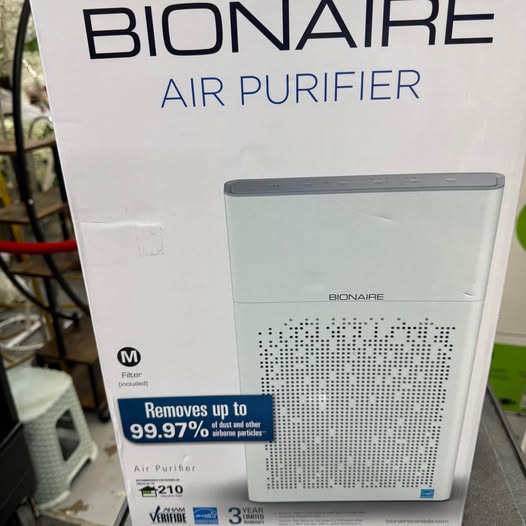 Bionaire Allergen Remover True HEPA Console Air Purifier, Medium-Large rooms