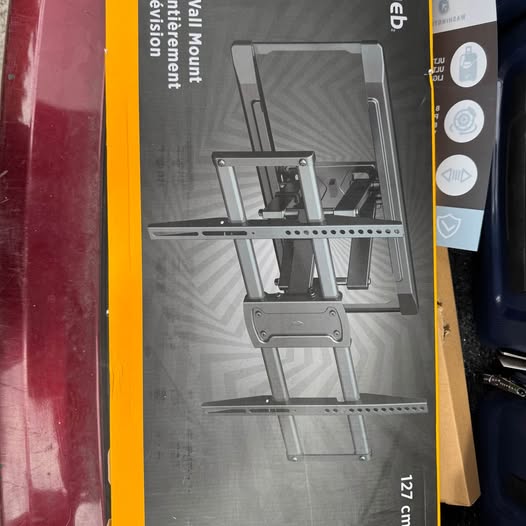 BLACKWEB FULL MOTION TV WALL MOUNTS FOR 50" - 86" TVS