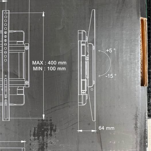 BLACKWEB FULL MOTION TV WALL MOUNTS FOR 50" - 86" TVS