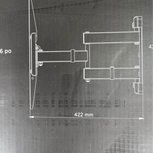 BLACKWEB FULL MOTION TV WALL MOUNTS FOR 50" - 86" TVS