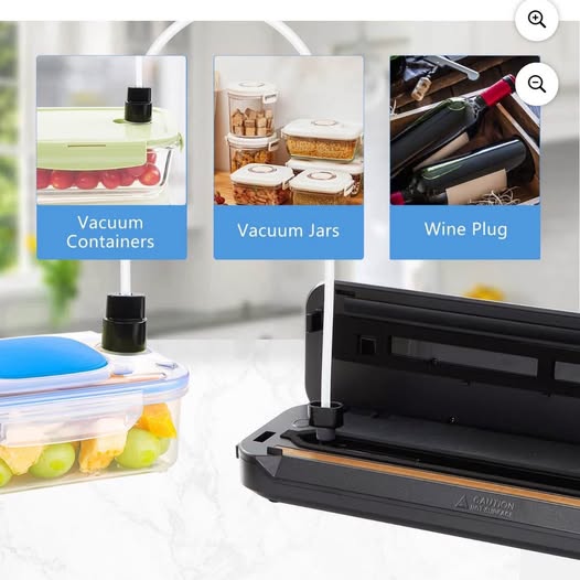 Inkbird Vacuum Sealer Machine with Starter Kit, Automatic PowerVac Air Sealing Machine for Food Pres