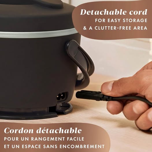 Crock-Pot Electric Lunch Box, 20-Ounce (591 mL) Portable Food Warmer for On-the-Go, Black Licorice