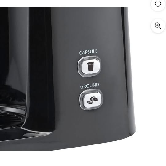 Mainstays Single Serve Coffee Maker, Black, Dual Brew, Ground Coffee or K-Cup* Compatible, MS-202389