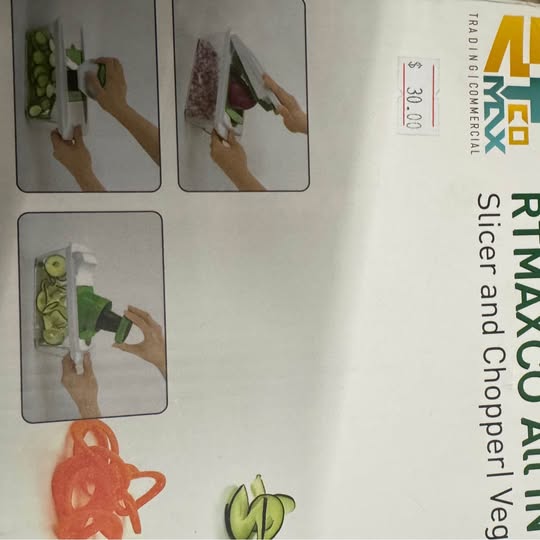 Rtmaxco Mandoline Slicer Dicer Vegetable Chopper,hachoir à légumes, Peeler, Food Chopper Onion Chopp