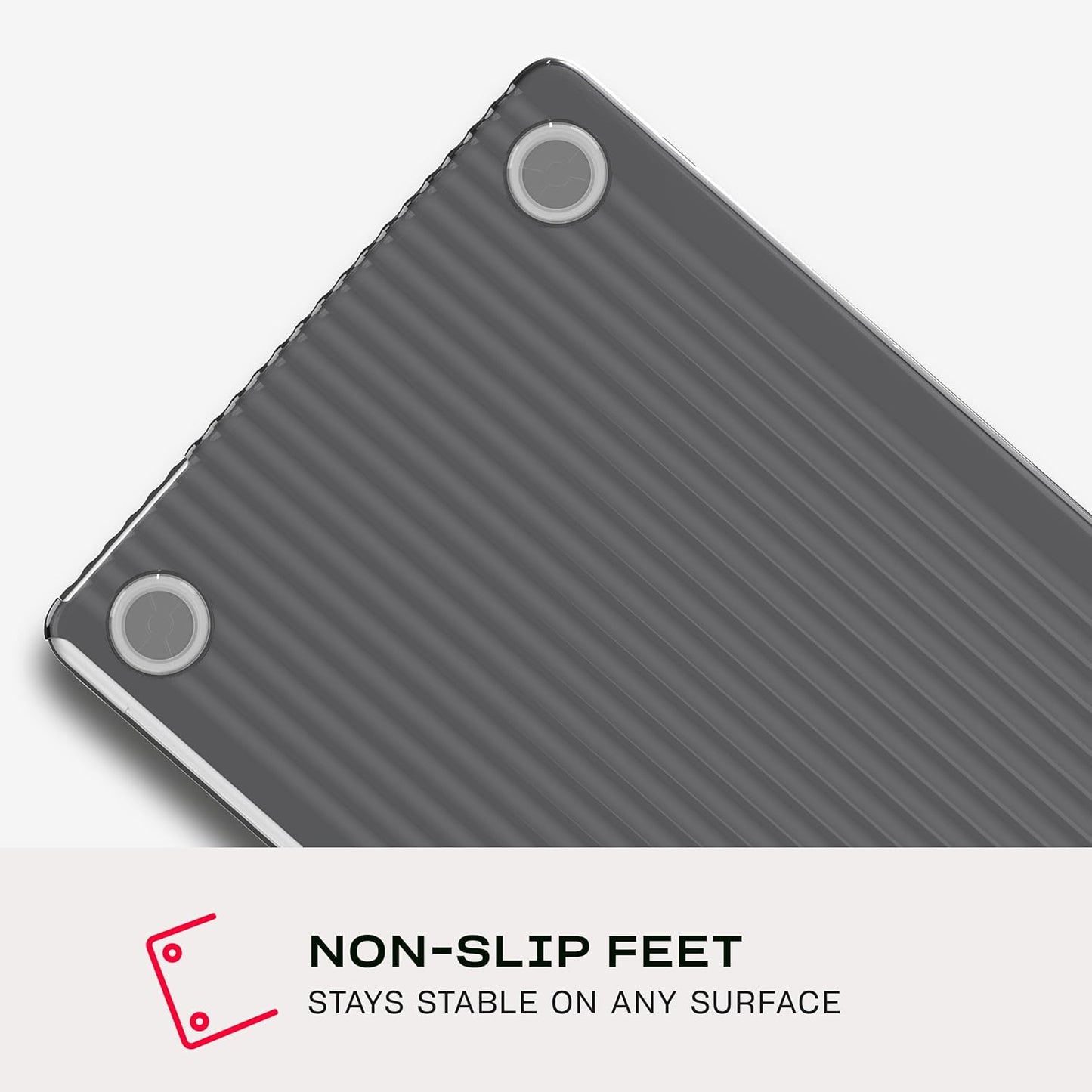 Tech21 EvoWave Hardshell for MacBook Air 13" (2022-2024) - Charcoal