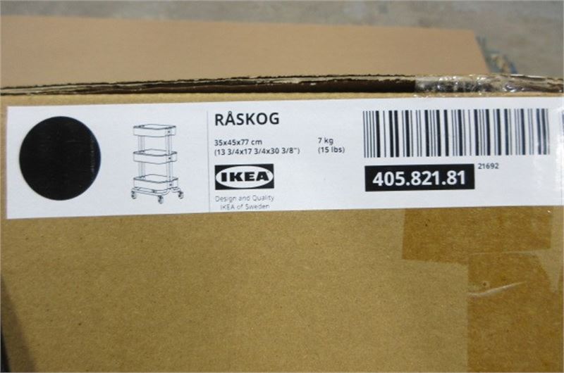IKEA RÅSKOG 3-TIER ROLLING UTILITY CARTS