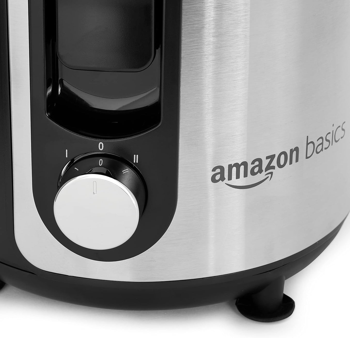 Amazon Basics Wide-Mouth, 2 speed centrifugal juicer, Black, 33.8 ounce / 1000 ML