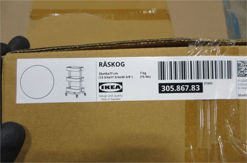 IKEA RÅSKOG 3-TIER ROLLING UTILITY CARTS