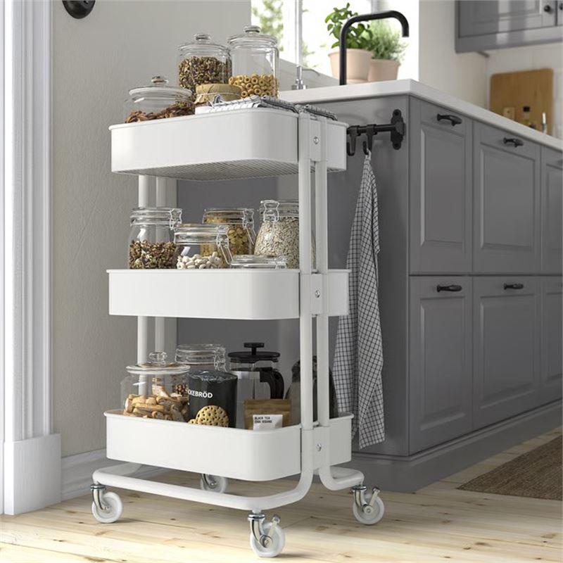 IKEA RÅSKOG 3-TIER ROLLING UTILITY CARTS